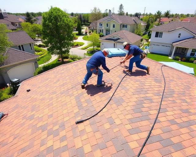 Residential asphalt shingle roof replacement on a home in Dallas, TX